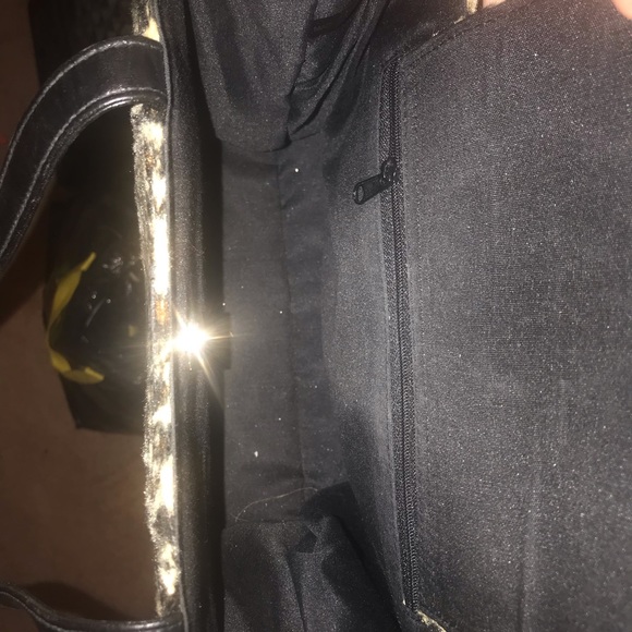 Faux animal print fur Kate Spade bag - Picture 4 of 6